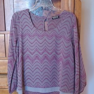 MP pullover silky blouse